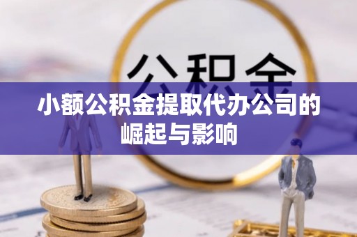 七股小额公积金提取代办公司的崛起与影响